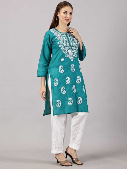 RAMA GREEN COTTON KURTA