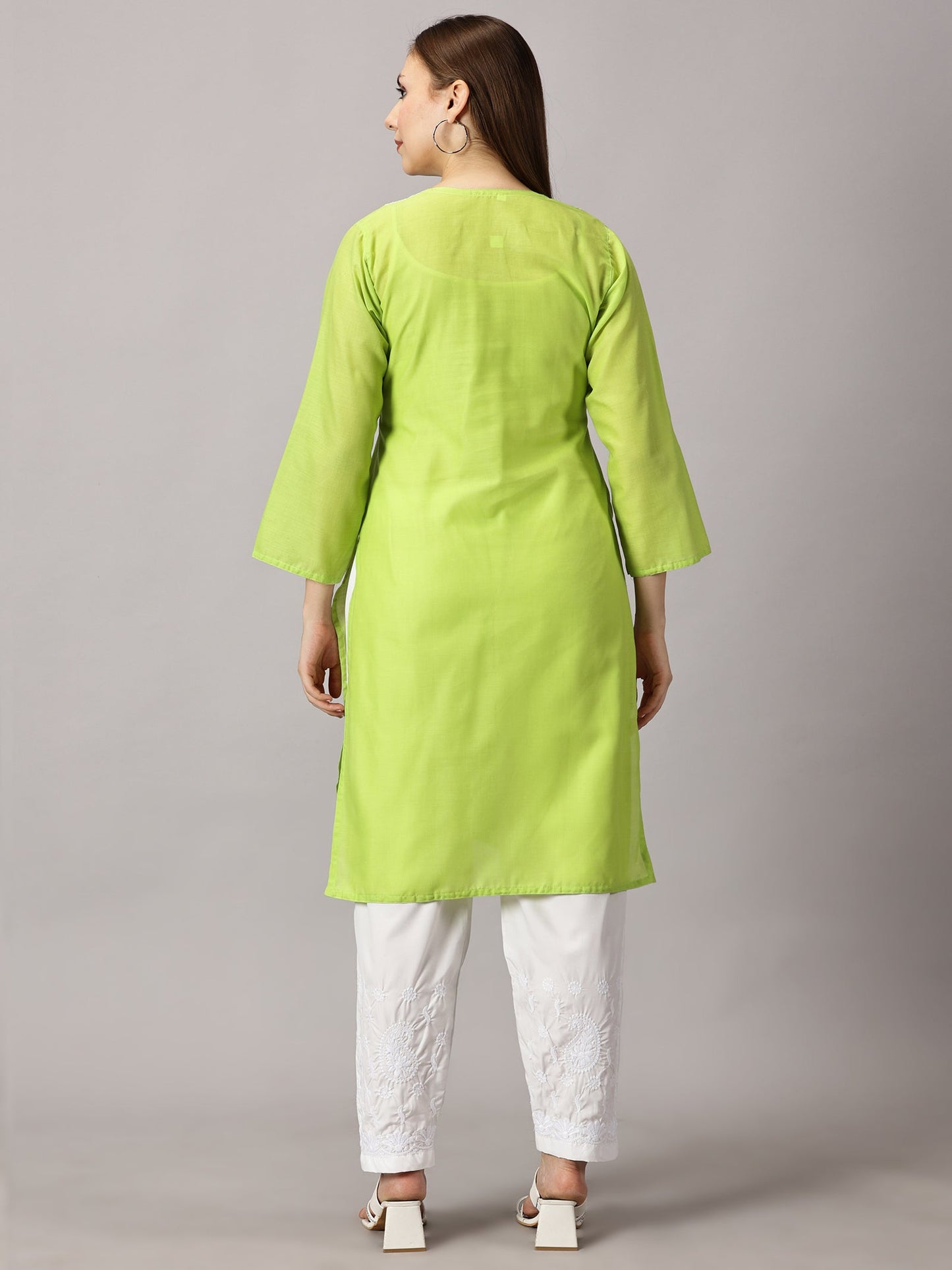 Back view -Trendy Cotton Kurti for Women