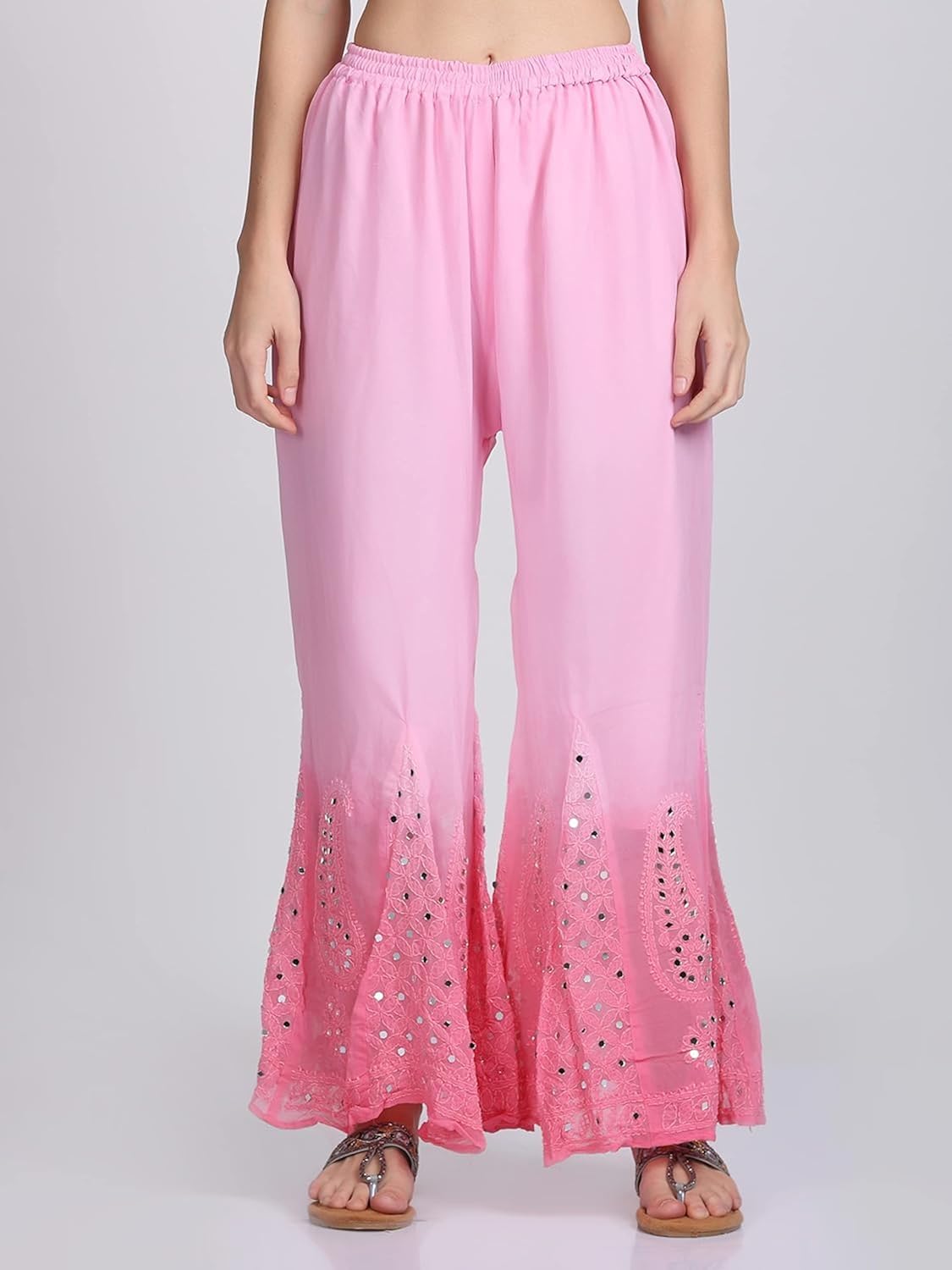 Beautiful SHARARA chikankari mirror kurti set