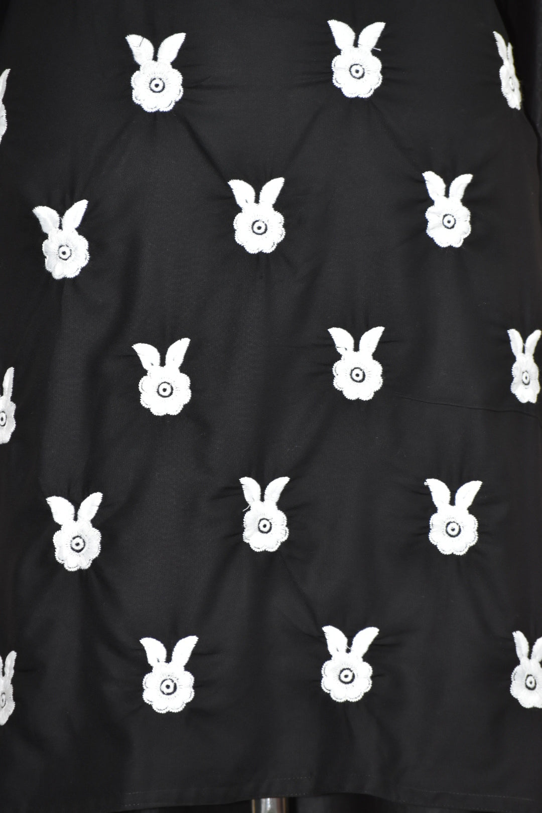 A-bottom-view-cotton chikankari kurti