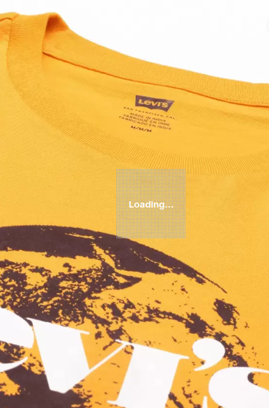 Printed Round Neck Yellow T-Shirt for Men - Soft Cotton