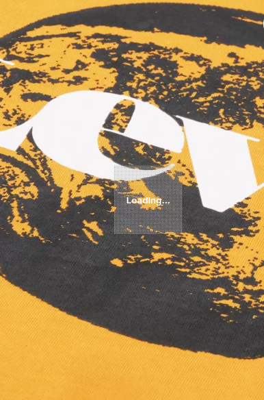 Printed Round Neck Yellow T-Shirt for Men - Soft Cotton