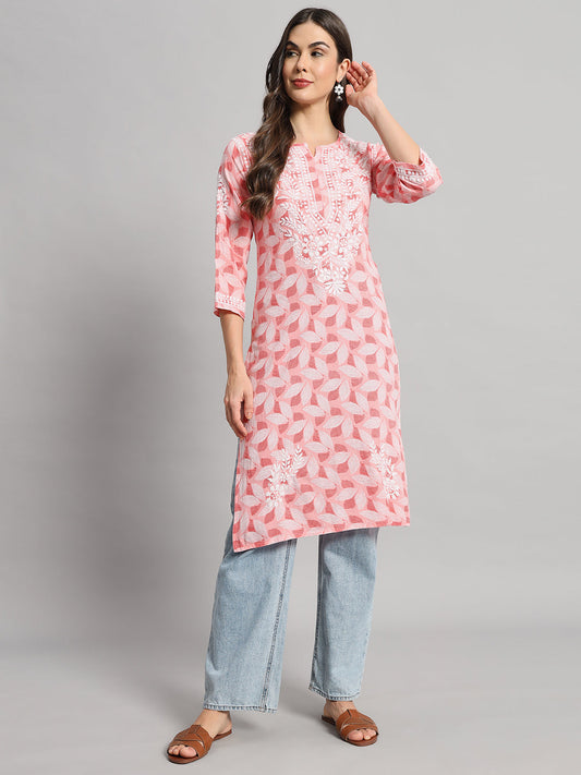 MULMUL PRINTED KURTI